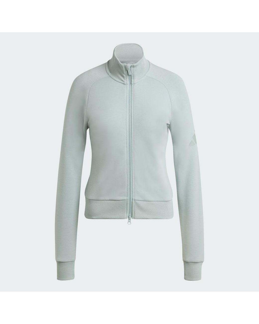 Adidas Blue Soft Lux Slim Track Top