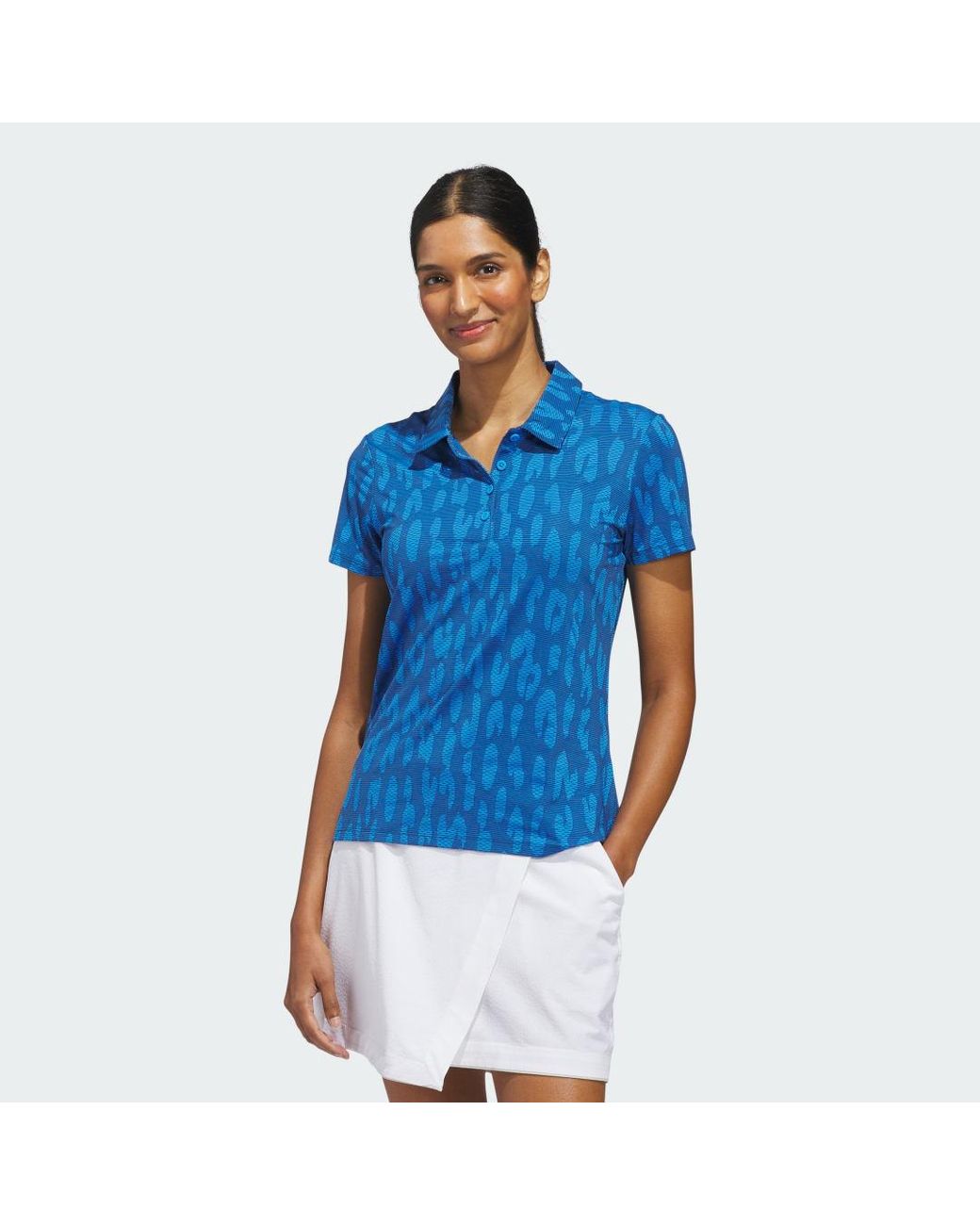 Adidas Blue Ultimate365 Jacquard Climacool Polo Shirt