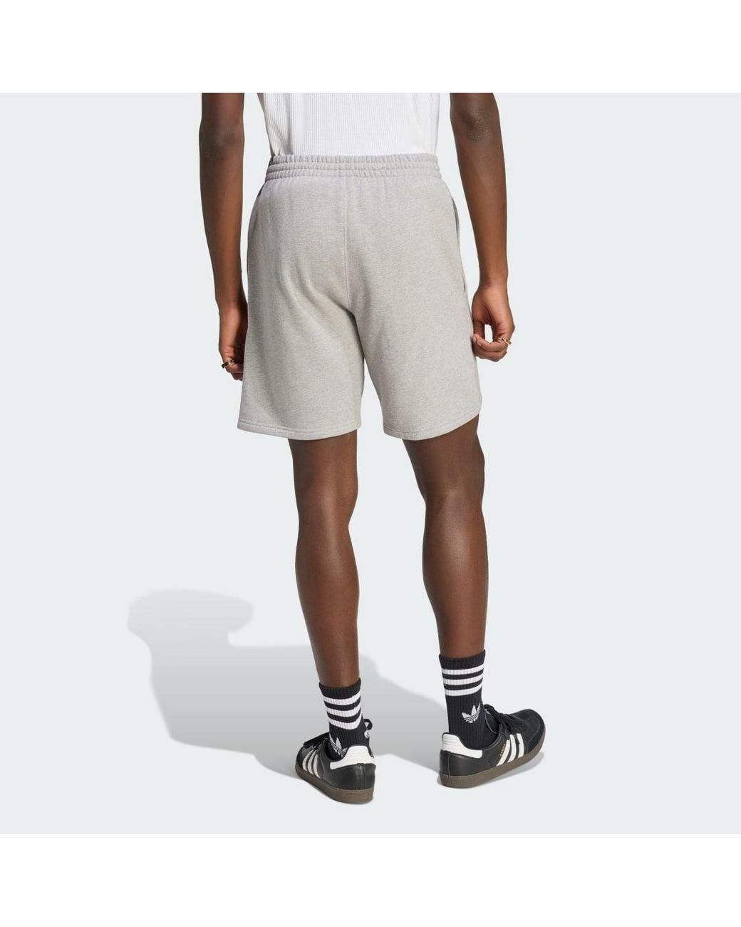 Adidas Multicolor Trefoil Essentials Fleece Shorts for men