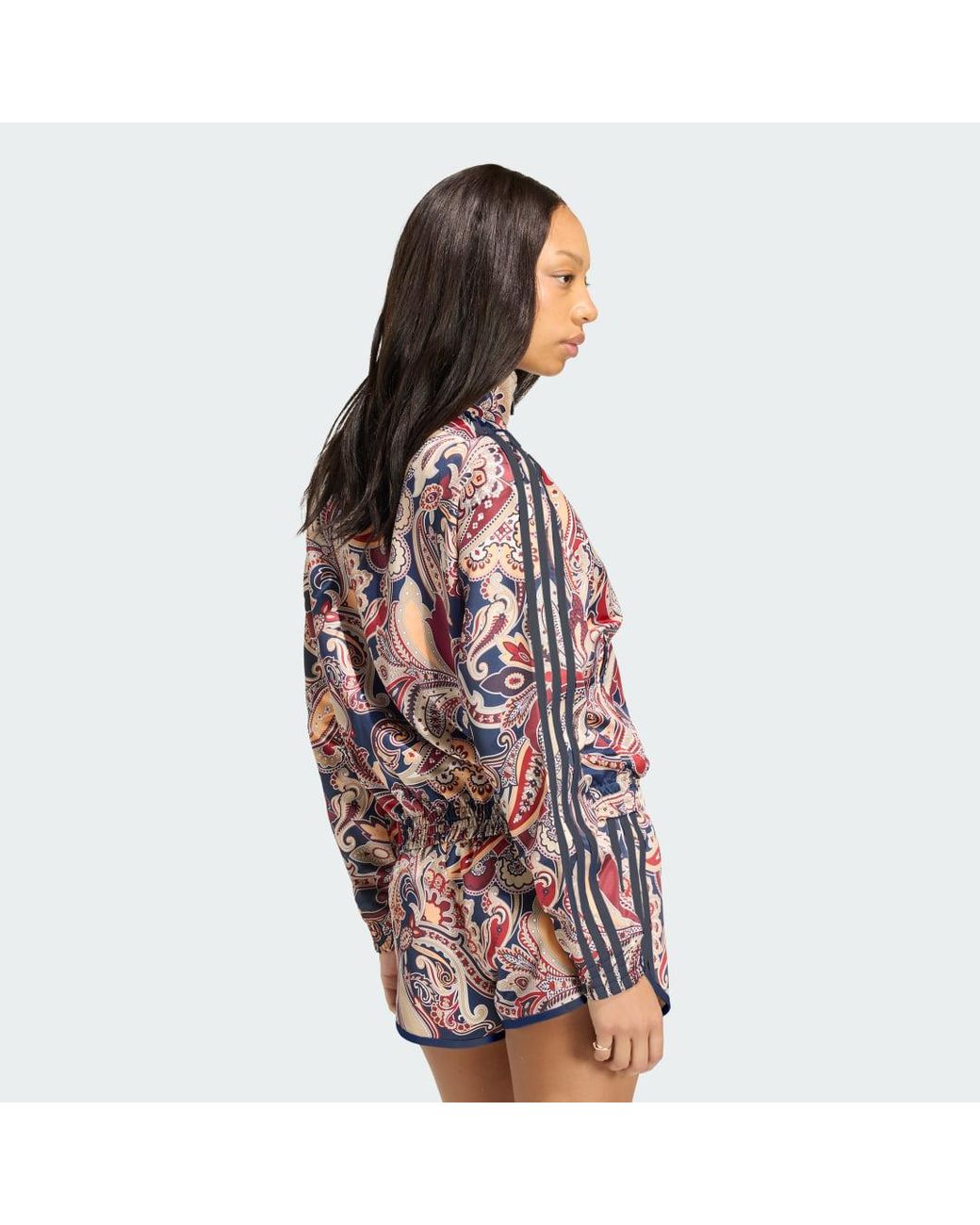 Adidas Multicolor Liberty London Firebird Satin Track Top