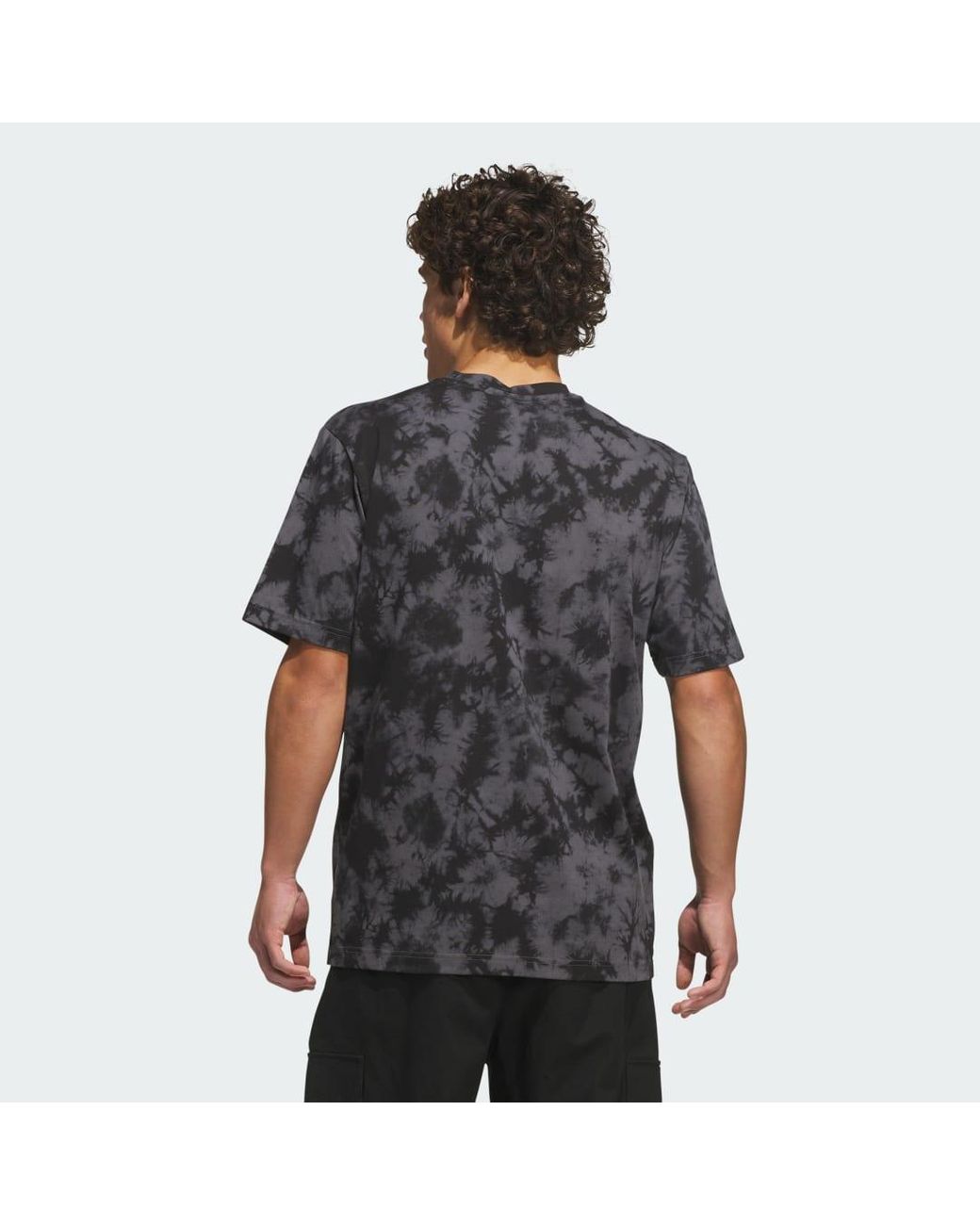 Adidas Black Lux Color Graphic T-Shirt for men