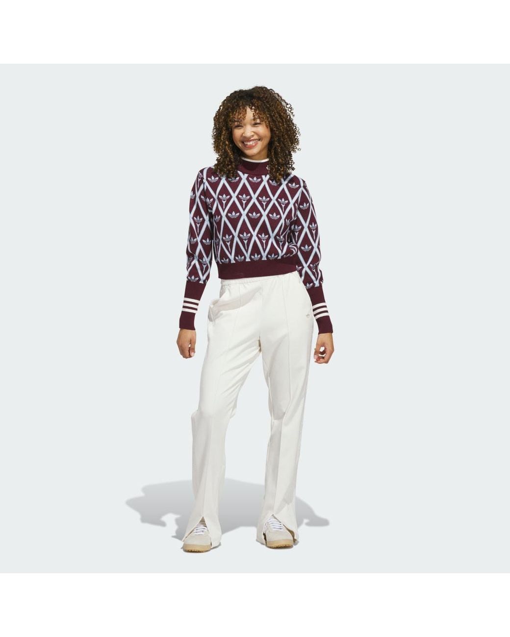 Adidas White Originals Pintuck Pant