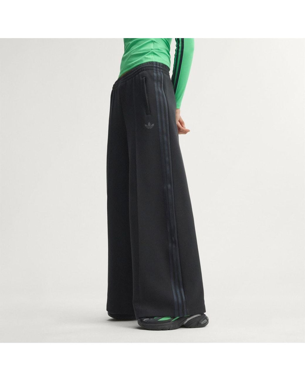Adidas Black Spacer Tracksuit Bottoms