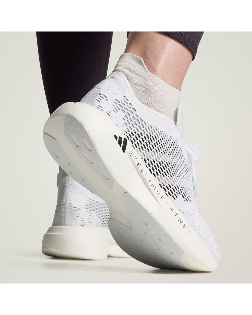Adidas White By Stella Mccartney Adizero Evo Sl Shoes
