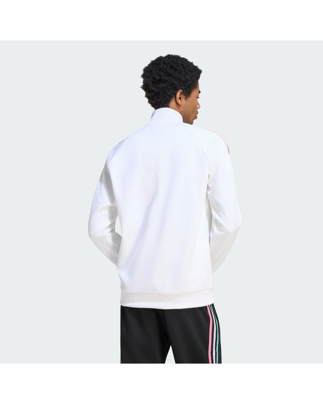Adidas White Inter Miami Cf Icon Full-Zip Track Jacket for men