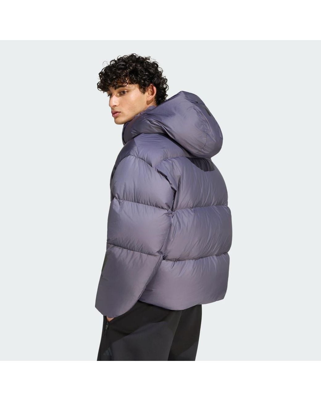Adidas Originals Purple Jacket Adidas Z.N.E. Puffer Down Jacket for men
