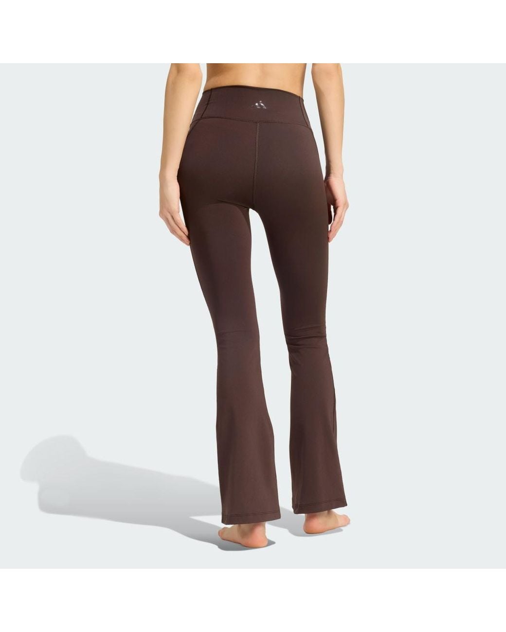 Adidas Brown All Me Essentials Flare Leggings