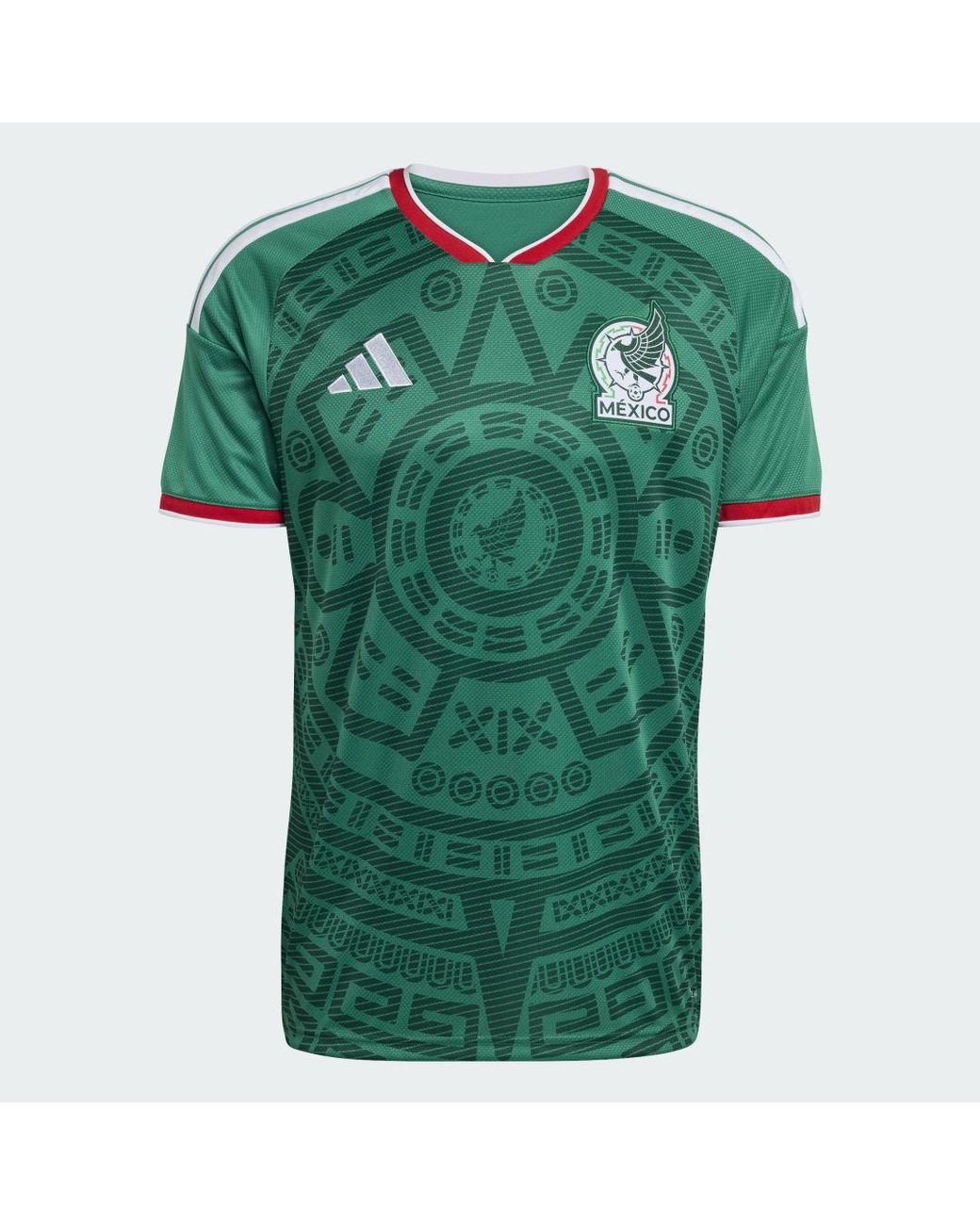 Adidas Green Football Mexico 26 Home Jersey Jl8580 for men