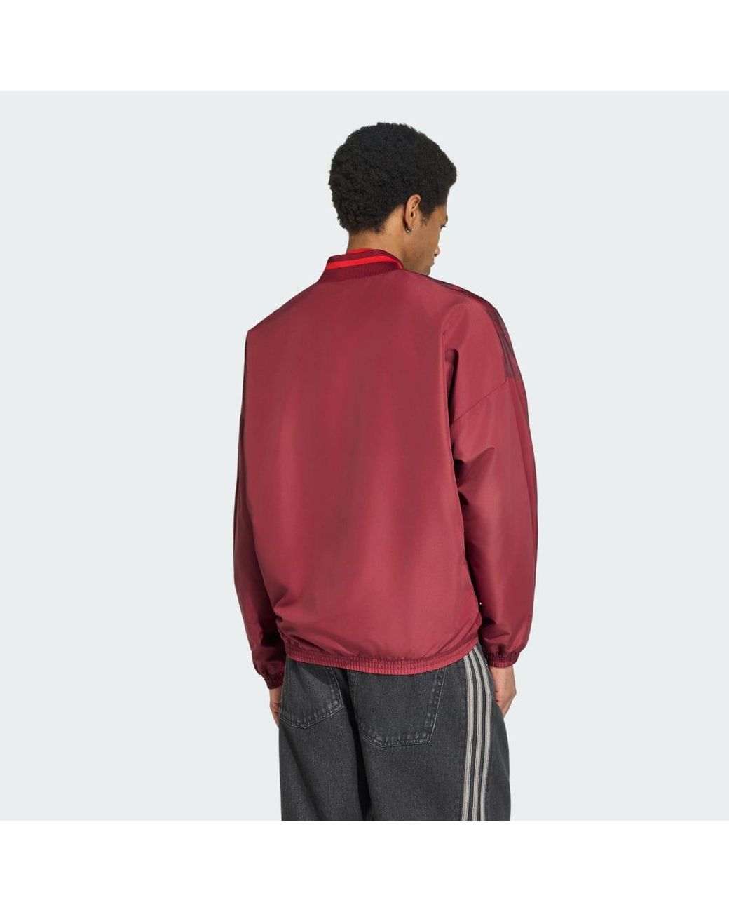 Adidas Red Arsenal Fc Stadium Track Top for men