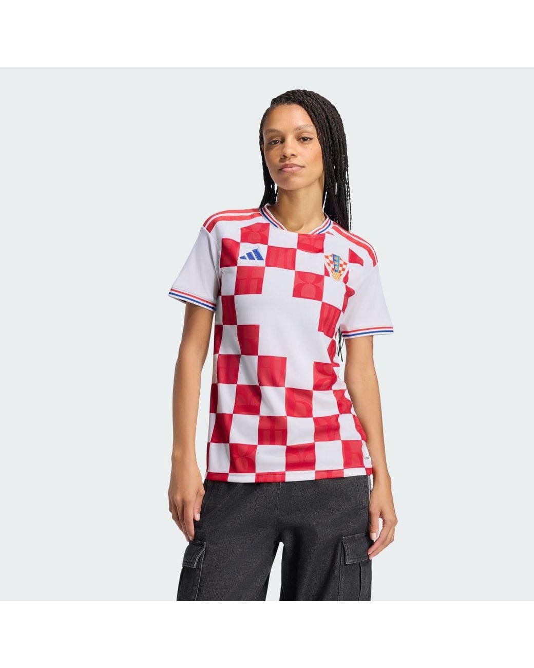 Adidas Red Croatia 26 Home Jersey