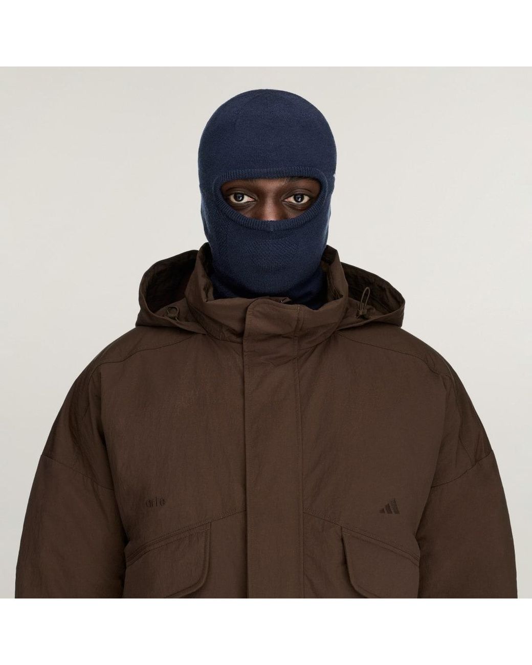 Adidas Brown X Arte Antwerp Merino Wool Balaclava