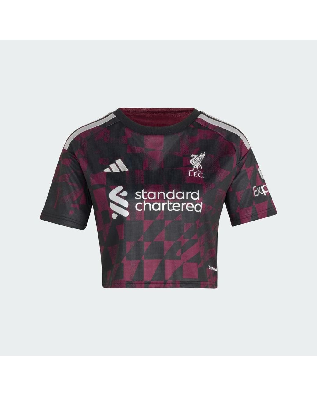 Adidas Black Liverpool Fc 26/27 Third Jersey Crop