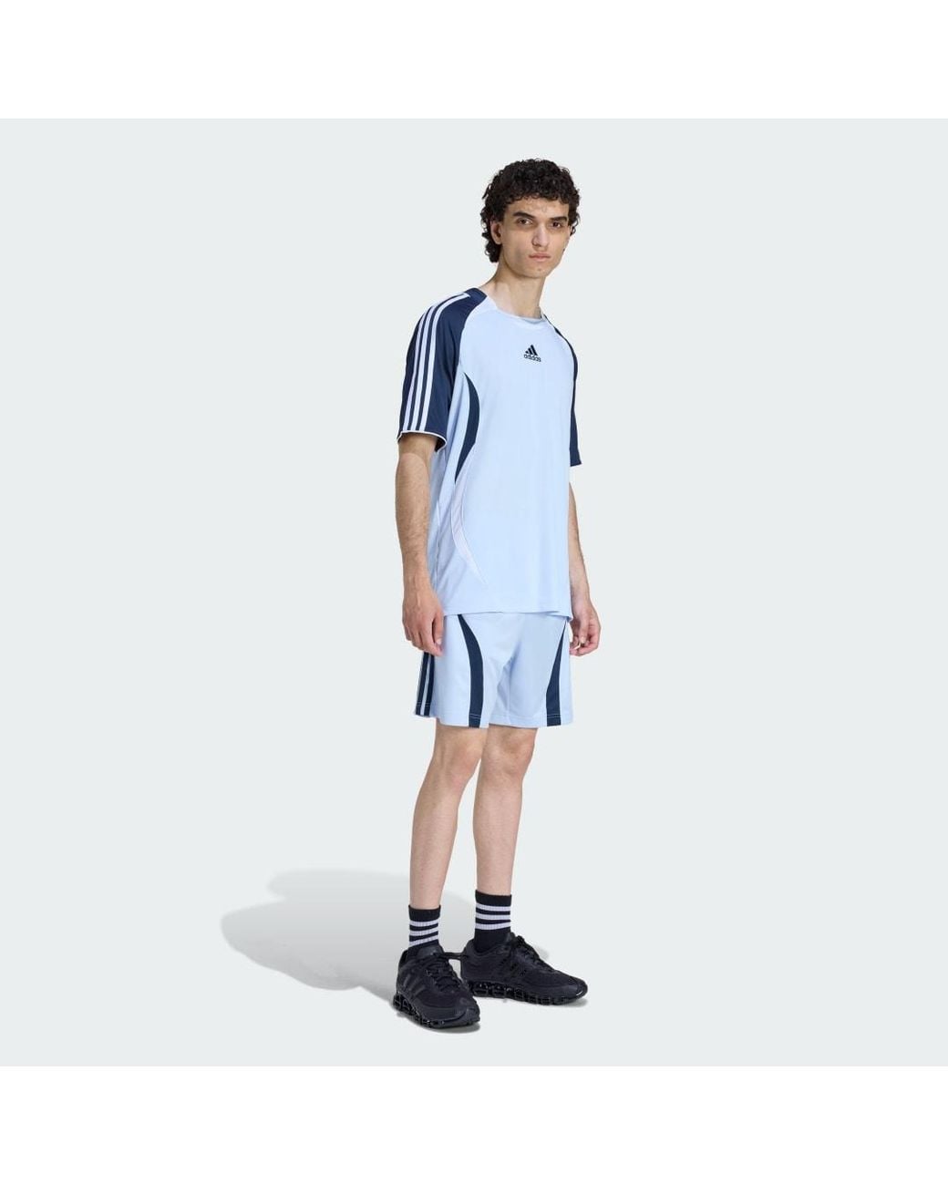 Adidas Blue Teamgeist Adicolor T-Shirt for men