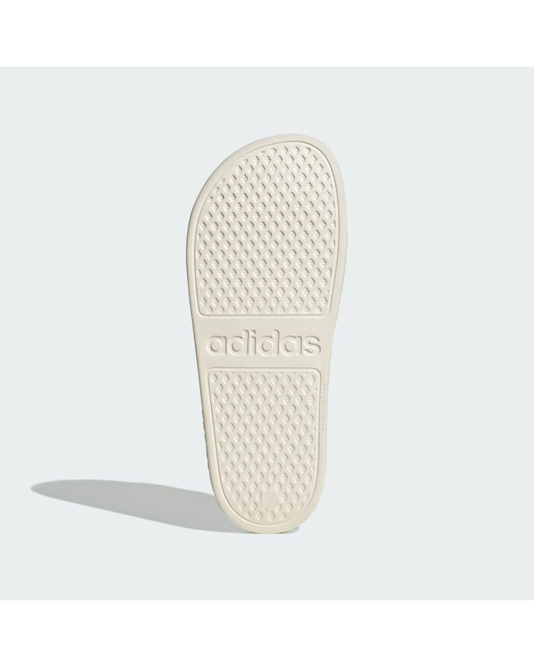 Adidas White Adilette Aqua Slides