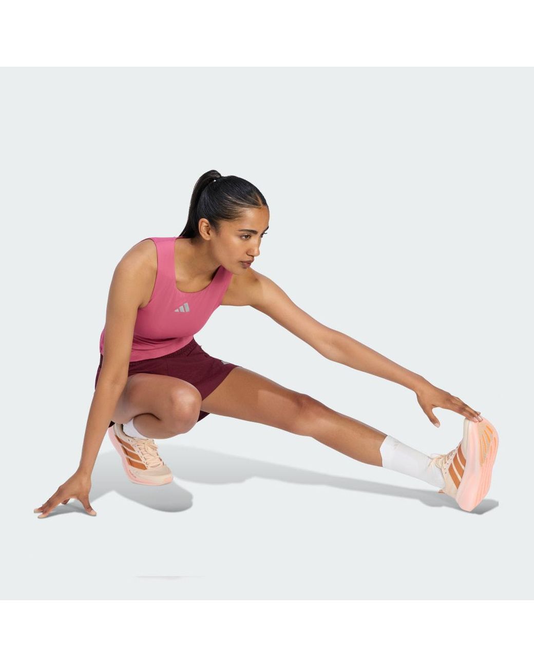 Adidas Pink Adi365 Seasonal Running Shorts