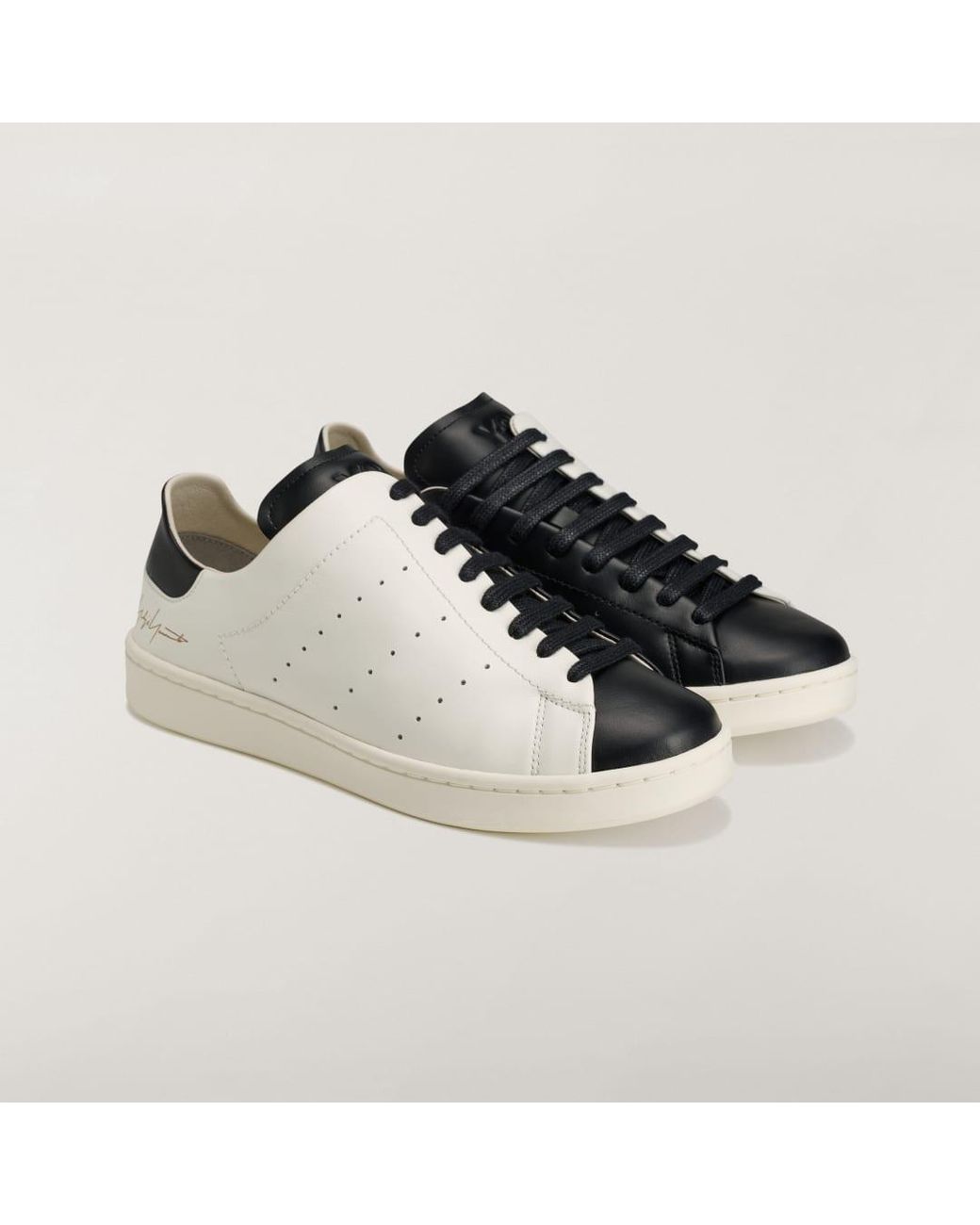 Adidas White Y-3 Diagonal Stan Smith Trainers
