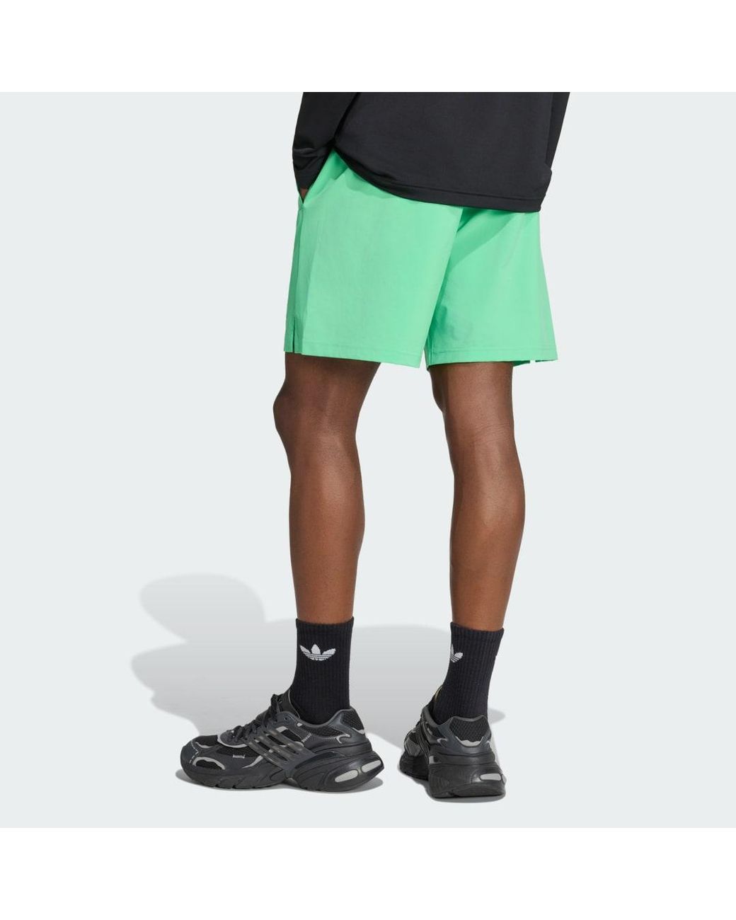 Adidas Green Tech Trefoil Essentials Shorts for men