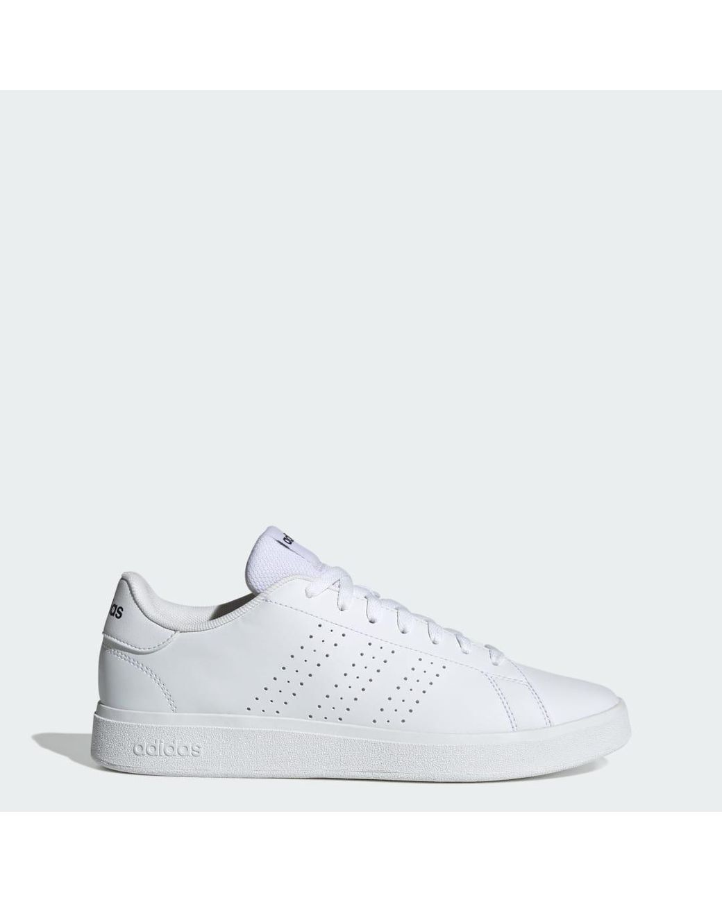 Adidas White Advantage Base 2.0 Shoes
