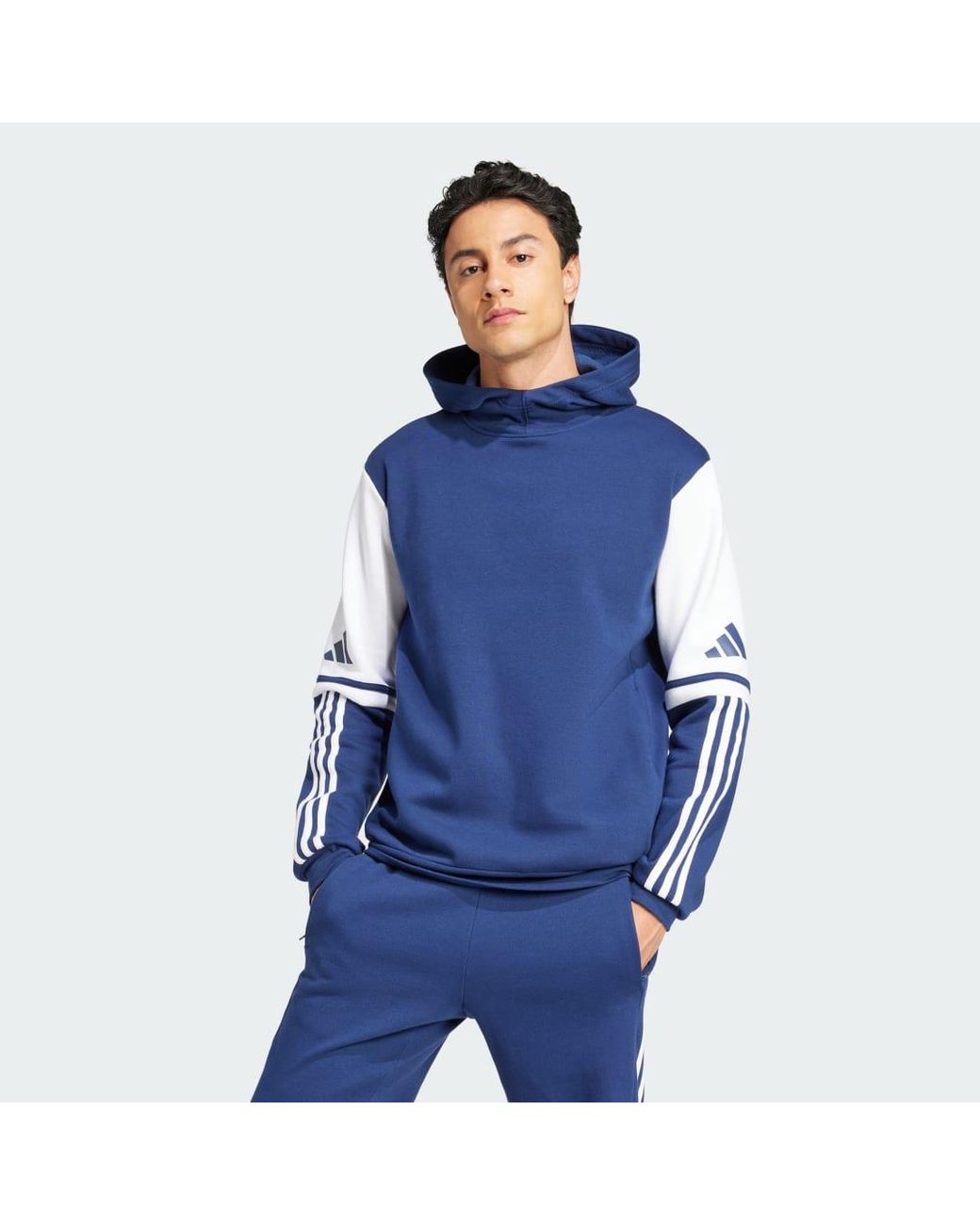 Adidas Blue Squadra 25 Sweat Hoodie for men