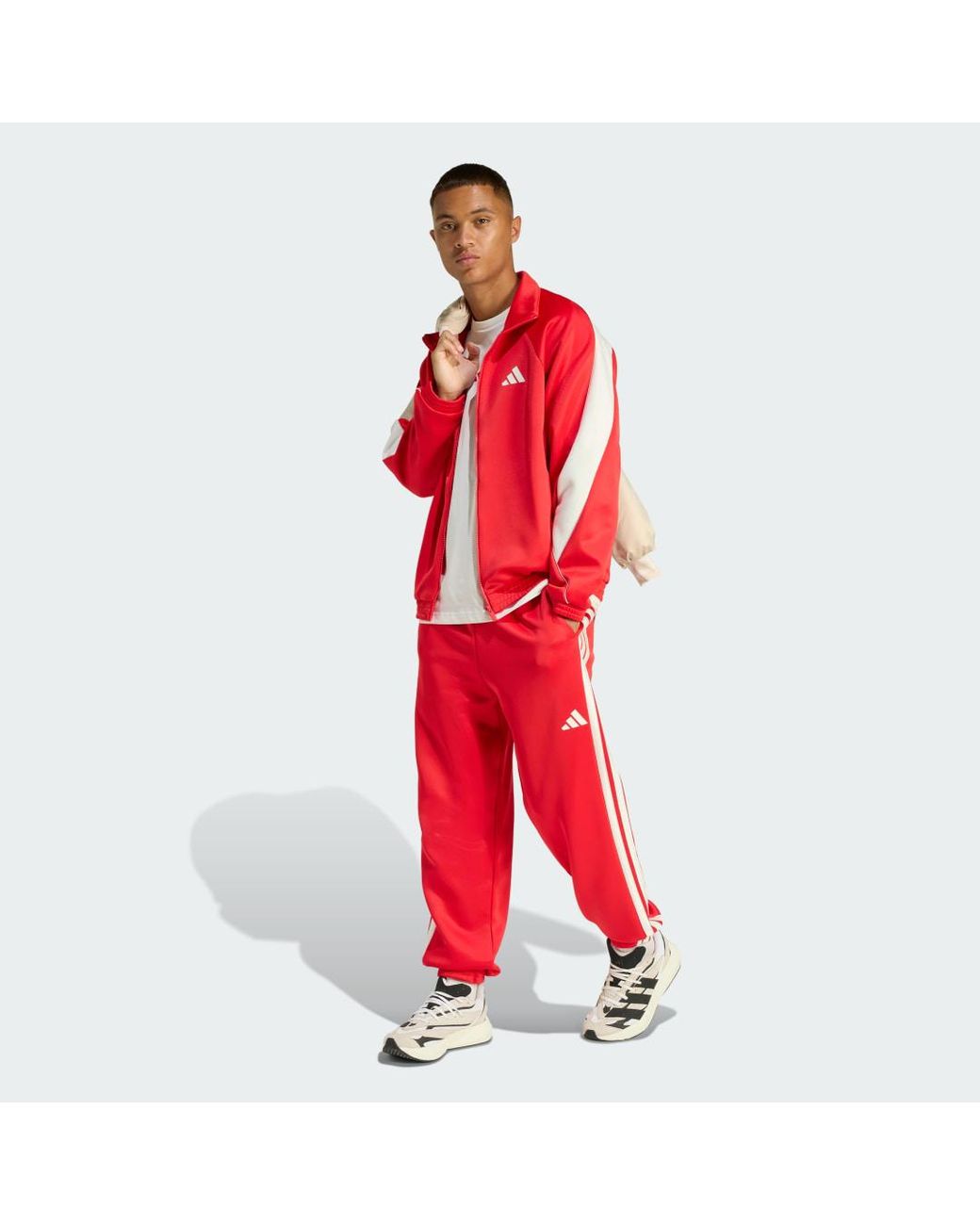 Adidas Red Stadium Tracktop for men