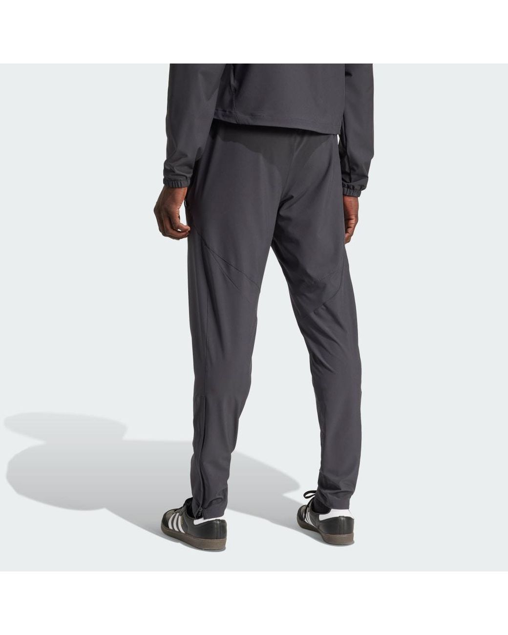 Adidas Gray Arsenal Tiro 25 Competition Vis Tech Travel Pants for men