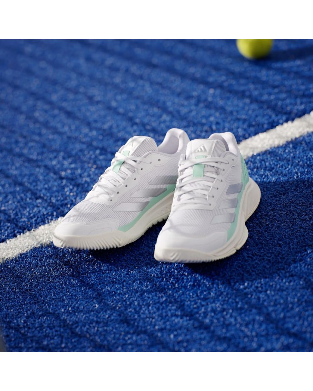 Adidas Blue Courtquick Padel Shoes