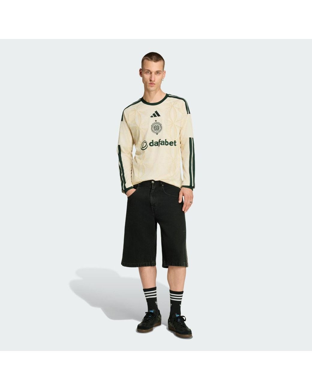 Adidas Natural Celtic Fc 26/27 Third Jersey Longsleeve for men