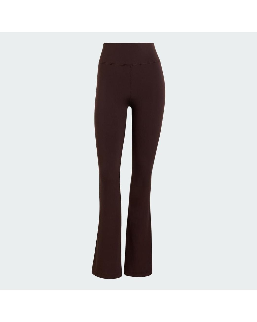 Adidas Brown All Me Essentials Flare Leggings