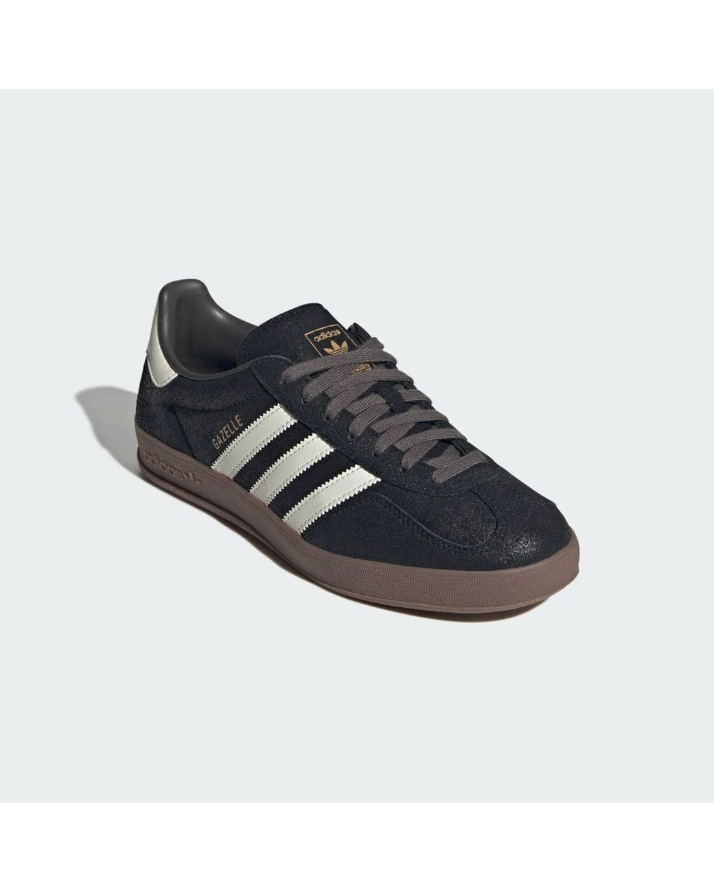 Adidas Black Gazelle Indoor Shoes for men