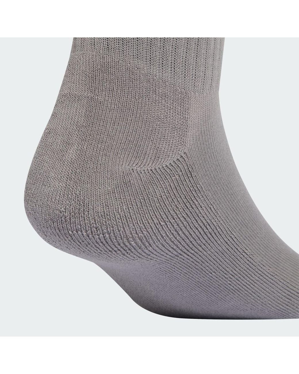 Adidas Gray Mid Ankle Sock 2 Pair Pack