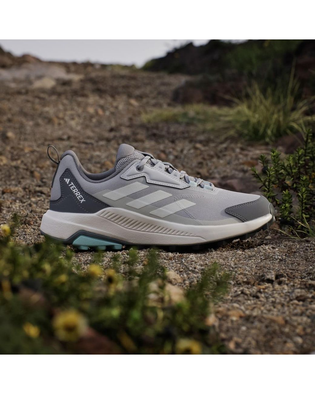 Adidas White Terrex Anylander Hiking Shoes