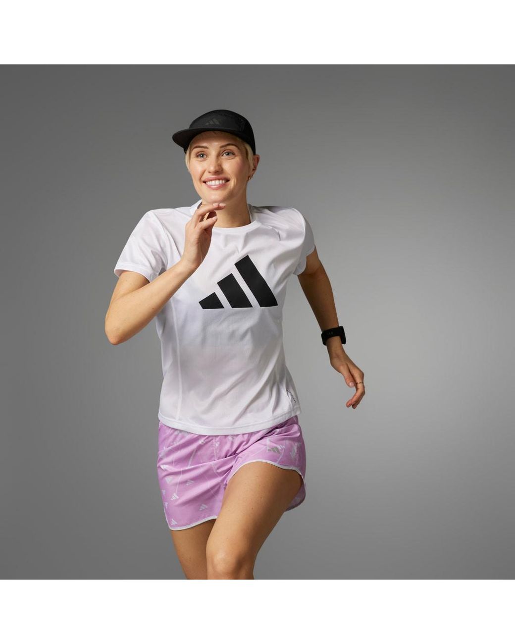 Adidas Purple Run It T-Shirt