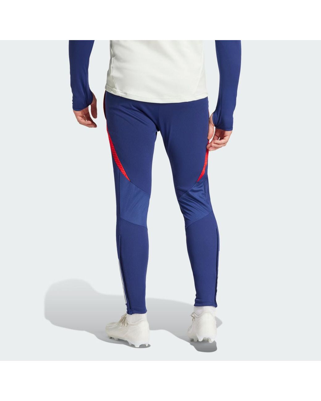 Adidas Blue Olympique Lyonnais Tiro 24 Training Pants for men