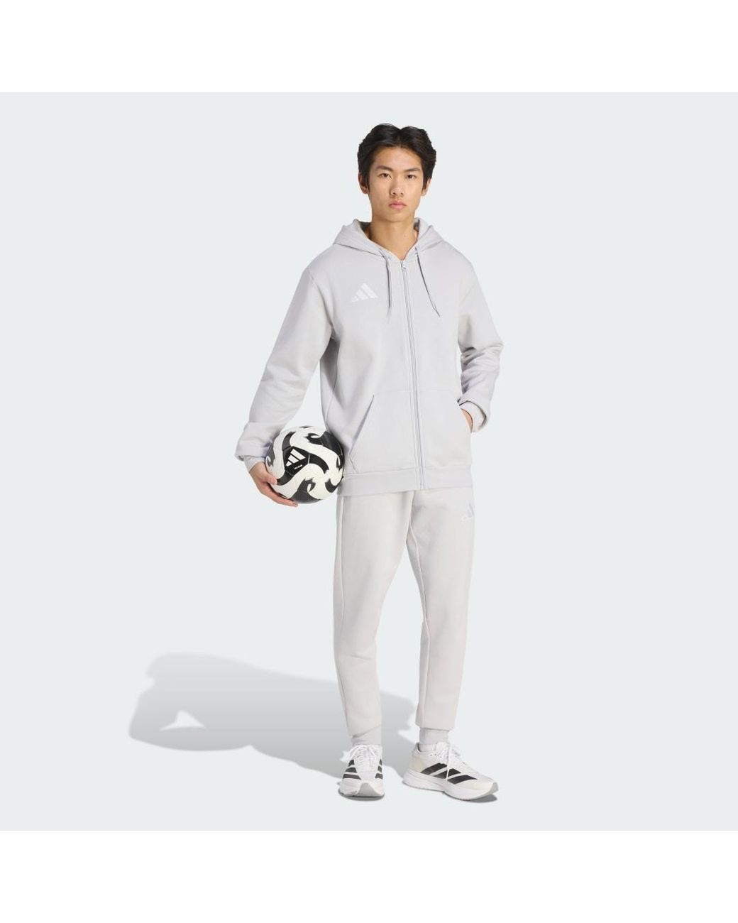 Adidas Gray Entrada26 Sweat Tracksuit Bottoms for men