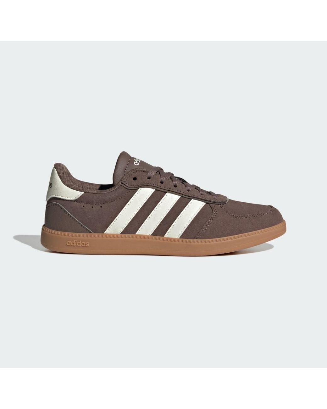 Adidas Multicolor Breaknet Sleek Suede Trainers S White/coral/green 4.5 Uk