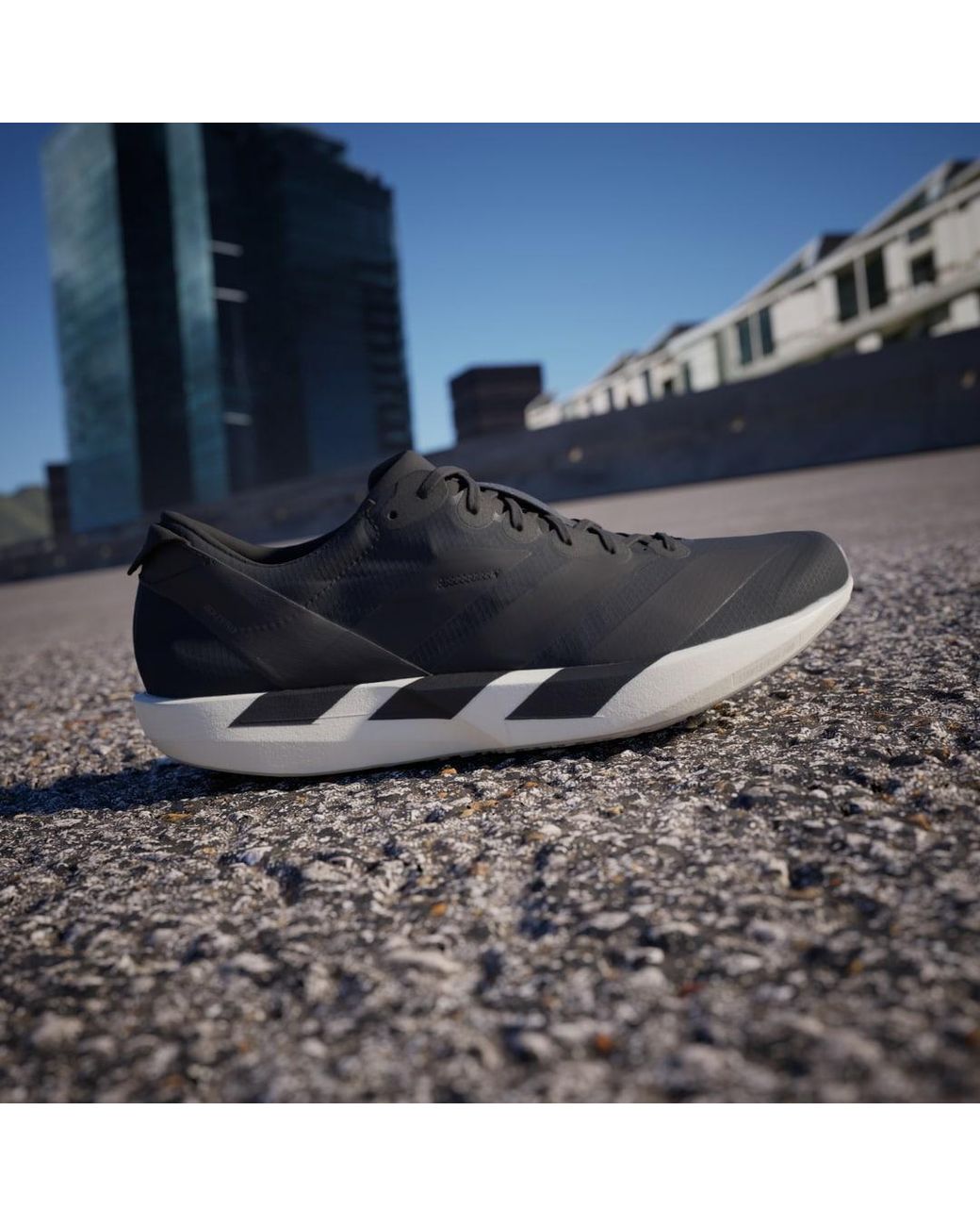 Adidas Blue Adizero Adios 9 Running Shoes for men