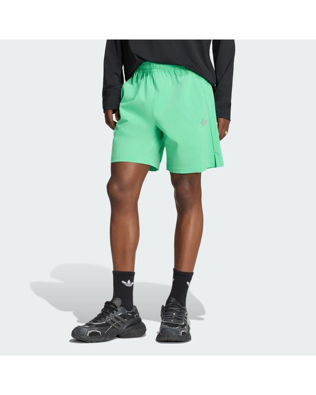 Adidas Green Tech Trefoil Essentials Shorts for men
