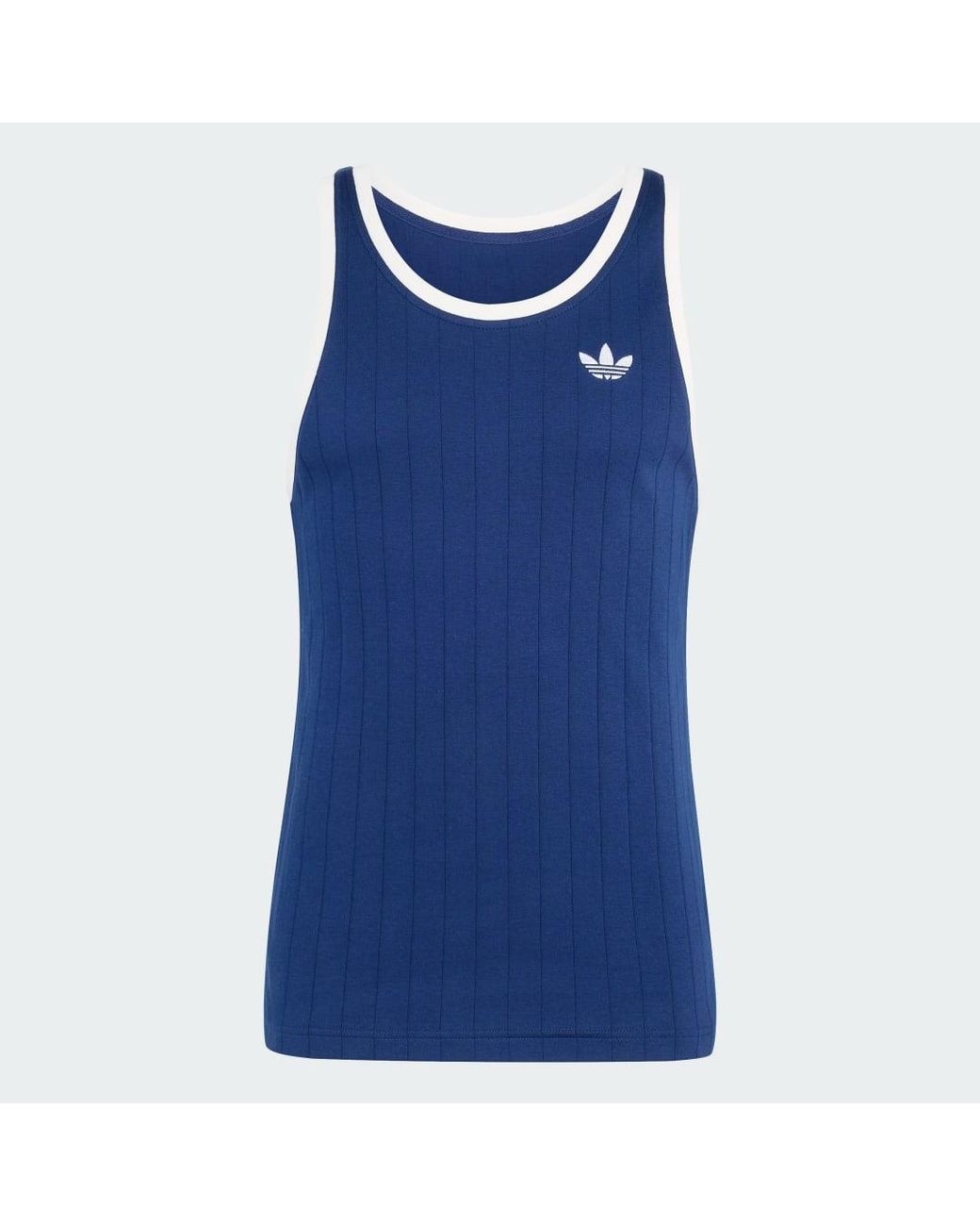 Adidas Originals Blue Drop Needle Tank Top for men