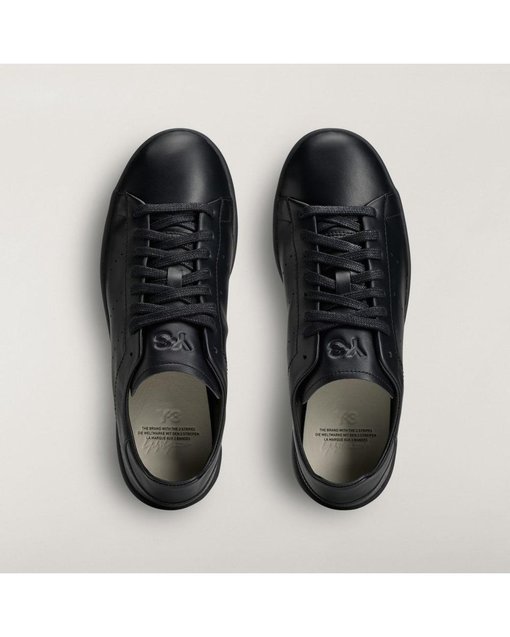 Adidas Black Y-3 Stan Smith Trainers