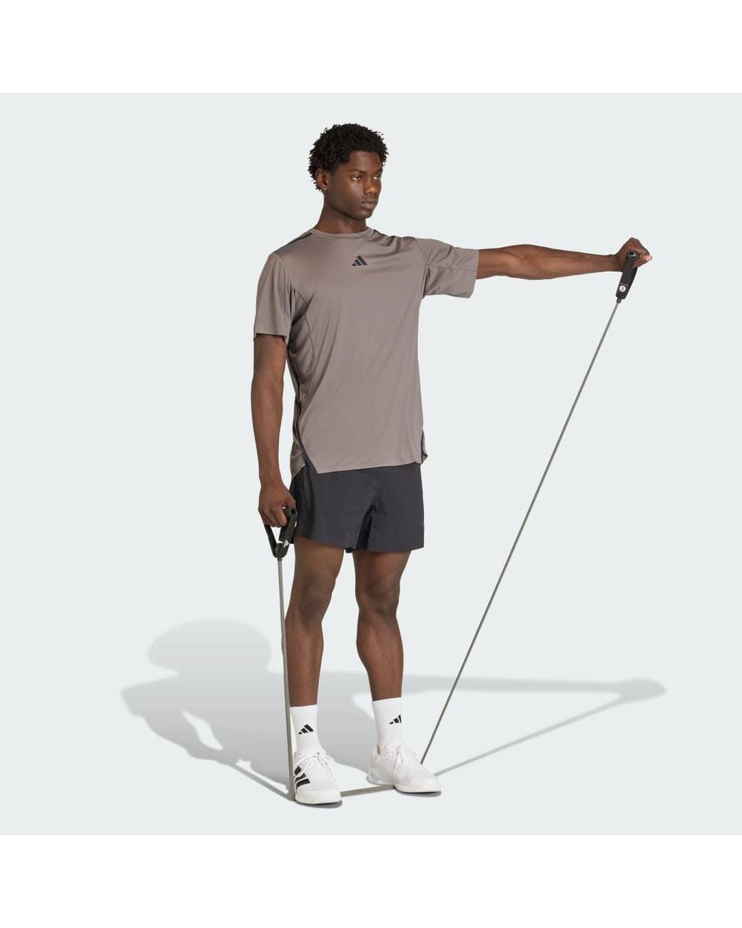Adidas Black D4T Primelift Pro-Series Shorts for men