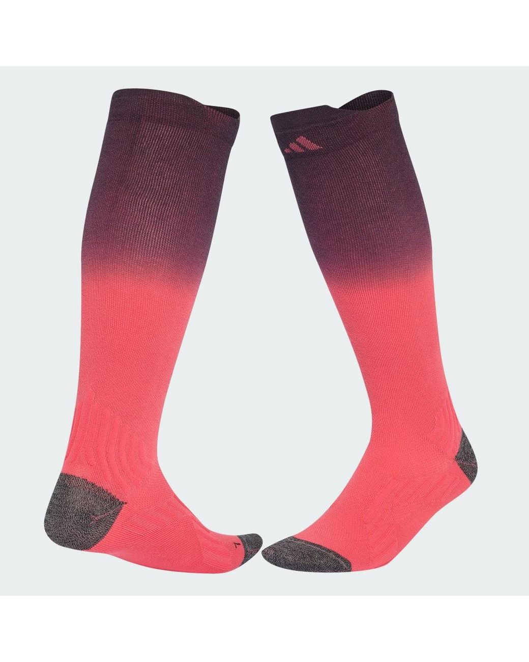 Adidas Pink Running Comfy Calf Sock Dipdye