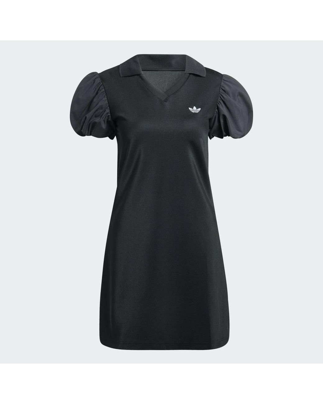 Adidas Blue Dress With Balloon Sleeves