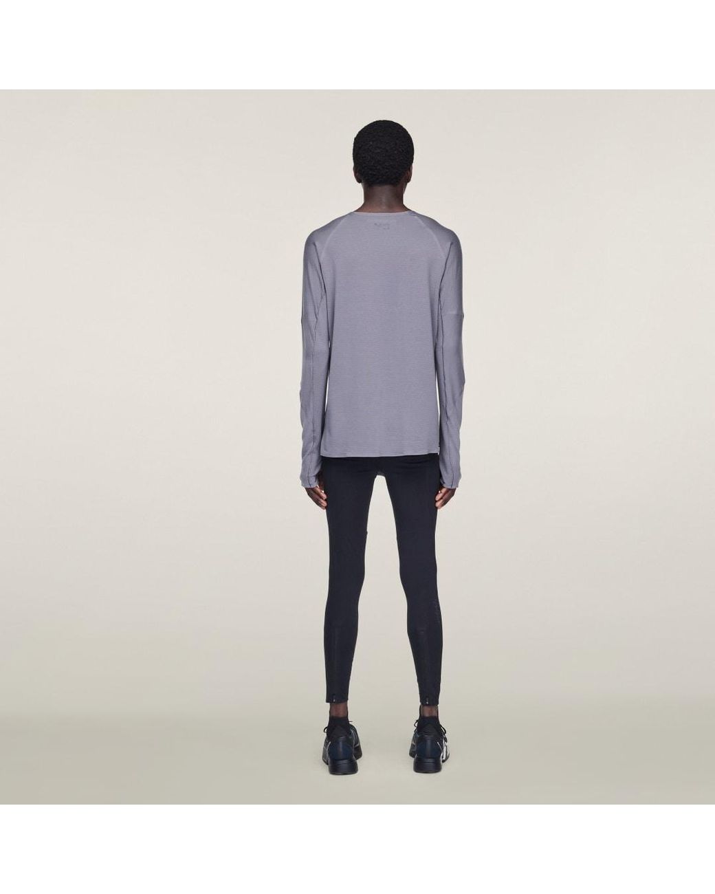 Adidas Blue Y-3 Running Long Sleeve Long-Sleeve Top for men