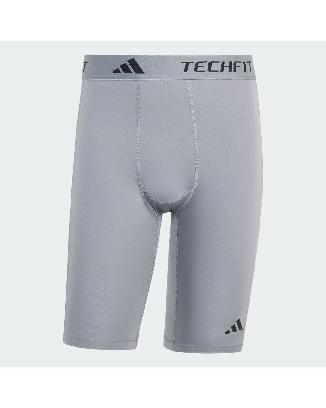Adidas Blue Techfit Compression Training Short Tights for men