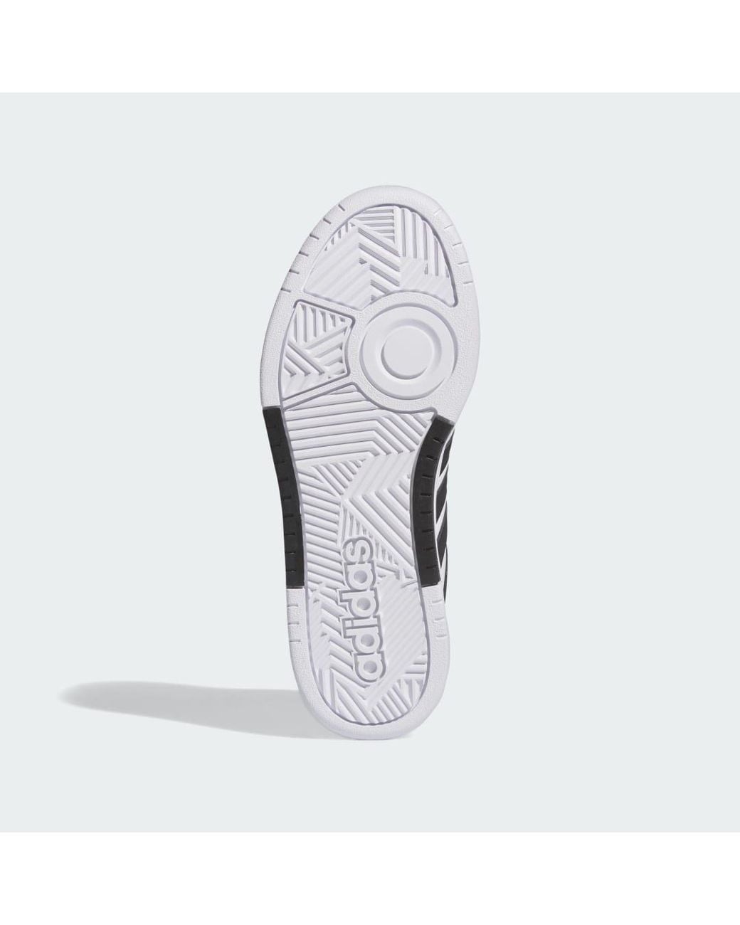 Adidas White Hoops 3.0 Bold Shoes