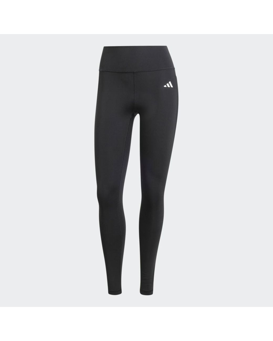 Adidas Black Optimé Essentials Stash Pocket Full-Length Leggings