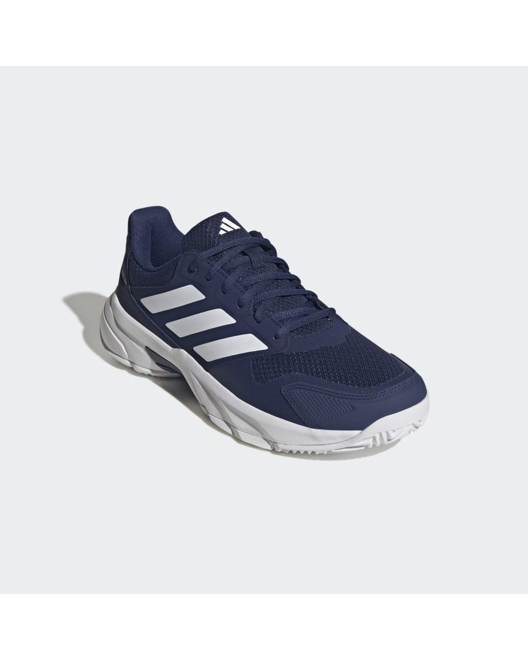 Adidas Blue Courtjam Control 3 Tennis Shoes for men