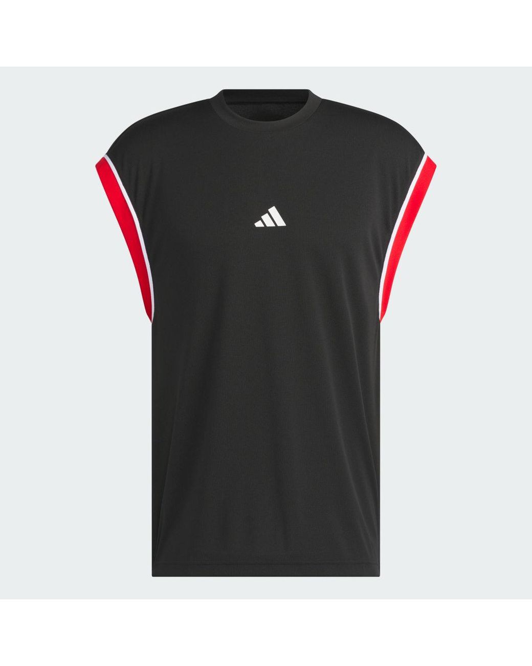 Adidas Black Basketball All-World Sleeveless Tank Top for men