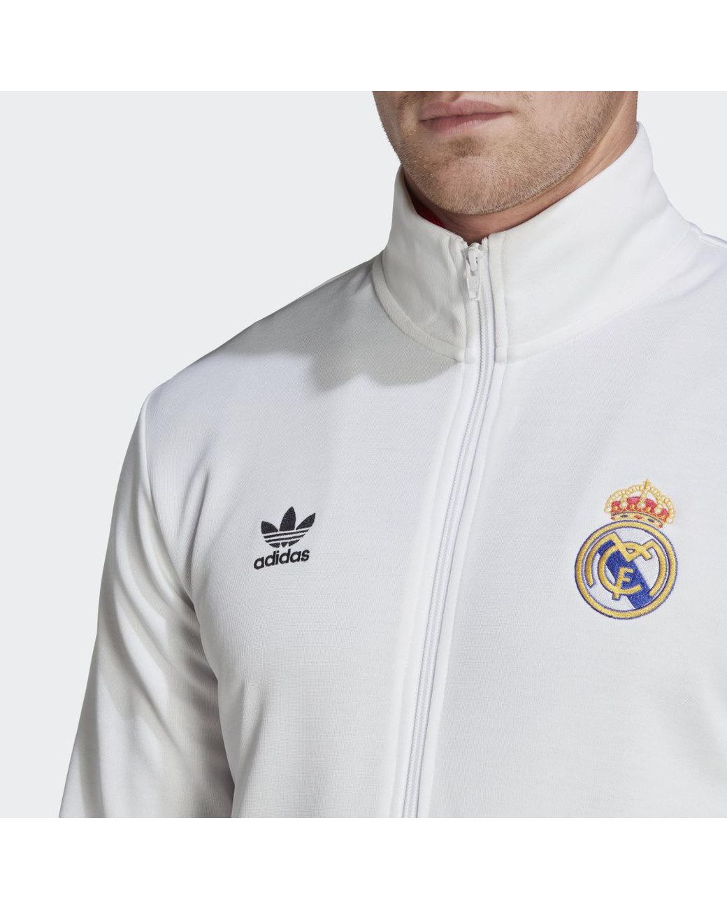 real madrid essentials trefoil hoodie