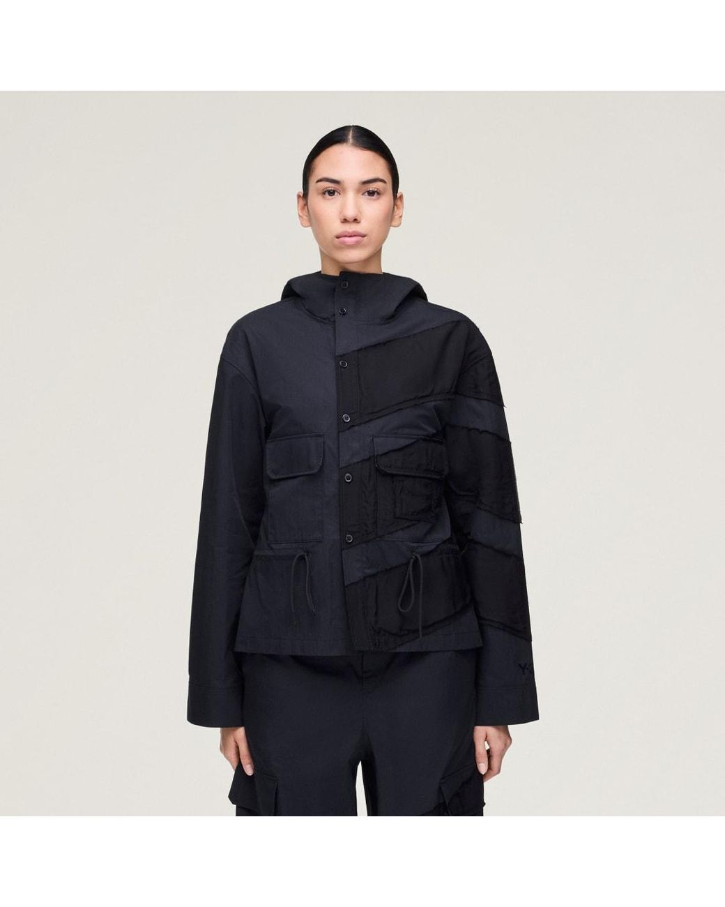 Adidas Blue Y-3 Hooded Jacket